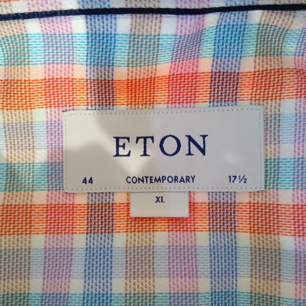 ETON 5 Contemporary Men's Dress Shirts XL  17-17.25 / 44 - Picture 6 of 13